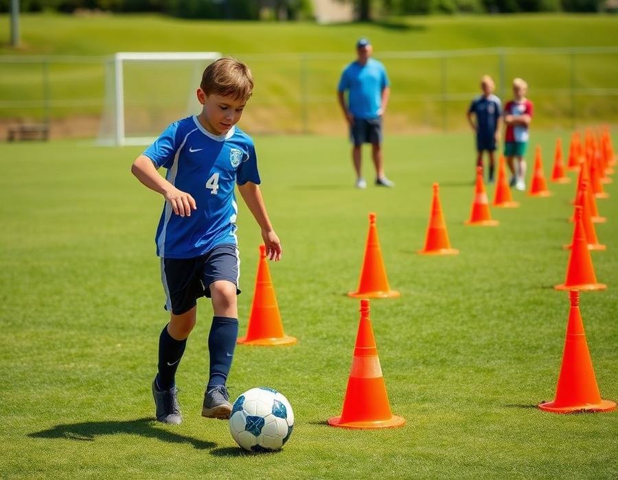Jeugdtraining van V.V. Rietmolen